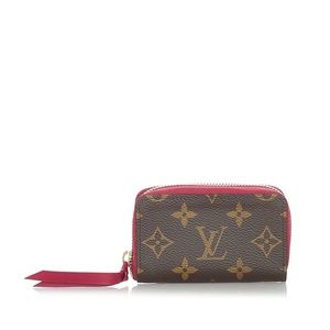 LOUIS VUITTON Monogram Pink Zippy Multicartes